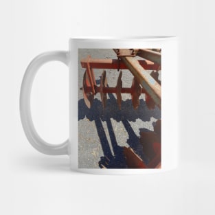 Red Disk Plough  by Avril Thomas Mug